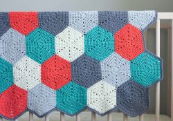 Crochet Afgan Patterns Free Happy Hexagons Free Crochet Afghan Pattern Make Do Crew