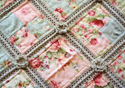 Crochet And Fabric Crochet And Fabric Quilt Crochet Ideas Pinterest Crochet Quilt