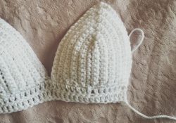 Crochet Bralette Diy From A Thread How To Crochet A Simple Bralette Crop Top Pattern