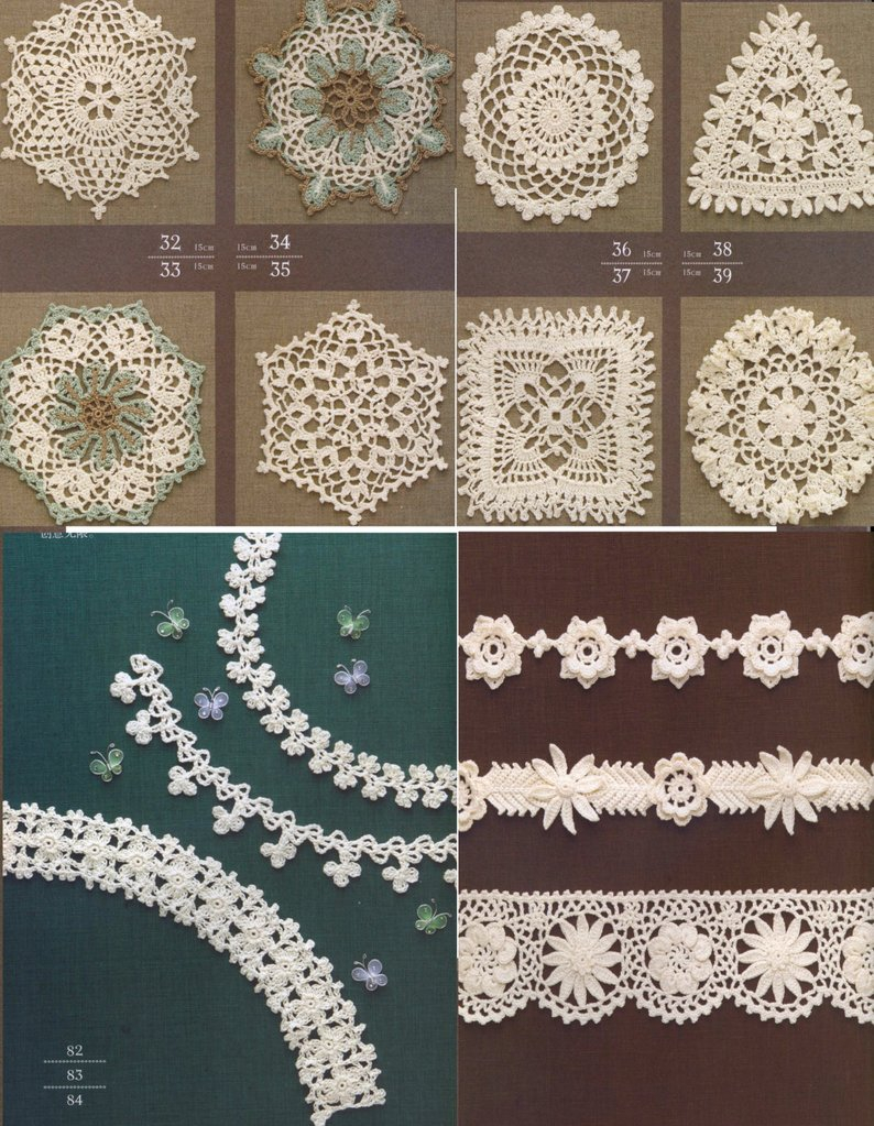 Crochet Lace Pattern 100 Crochet Patterns Japanese Crochet Lace Craft