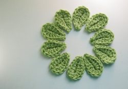 Crochet Leaves Free Pattern 2 Minute Crochet Leaf Free Pattern Crochet Love Crochet Leaf