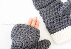 Crochet Mittens Pattern Millbrook Chunky Mittens Crocheted For Fall Pinterest Crochet