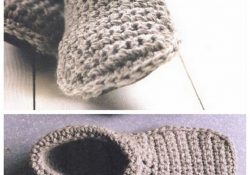 Crochet Slipper Pattern Cozy Crocheted Slipper Boots 15 Feet Warming Free Crochet Slipper