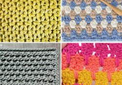 Different Crochet Stitches 30 Crochet Stitches For Blankets And Afghans Many With Video