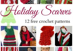 Holiday Crochet Patterns Fiber Flux Holiday Scarves 12 Beautiful Free Crochet Patterns