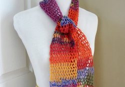 Pretty Crochet Scarf Pattern Pretty And Bright Crochet Scarf Crochet Gleanings Clothes