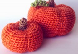 Pumpkin Crochet Pattern 5 Little Monsters Crocheted Pumpkins In Two Sizes Free Pattern